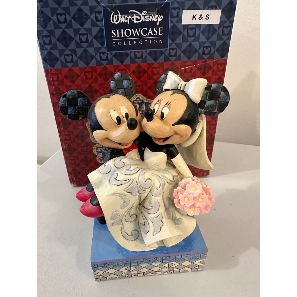 Jim Shore Disney Traditions Mickey Minnie Wedding Figurine Enesco 4016577
